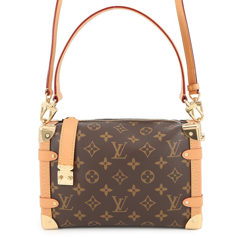 Louis Vuitton Monogram Side Trunk Handbag Shoulder